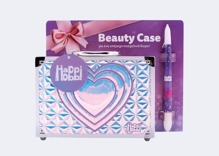 Λαμπάδα Happi Hobbi Θήκη Ομορφιάς με 30 Αξεσουάρ